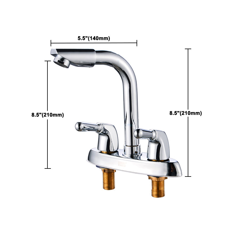 2-Handle Brushed Nickel Widespread Faucet 2-Hole Centered Bathroom Sink Faucet with Brass