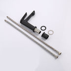Modern faucet brass lever handles low arc sink bathroom faucet