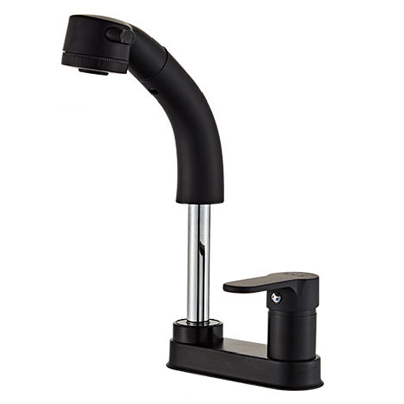 Modern 1-Hand Sink Faucet 2 Hole Centerset Bathroom Fixture