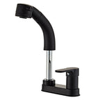 Modern 1-Hand Sink Faucet 2 Hole Centerset Bathroom Fixture