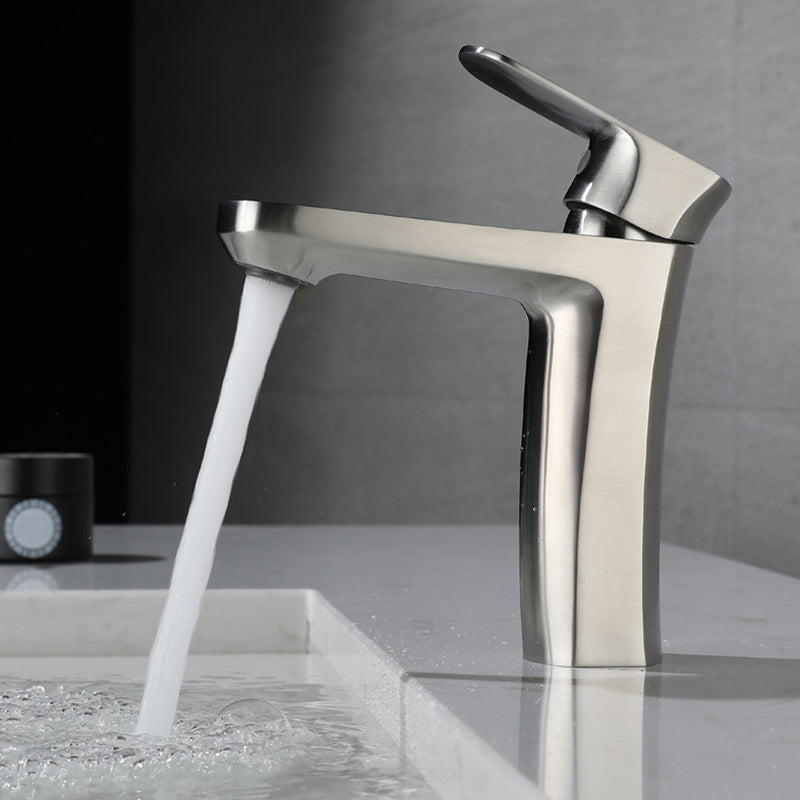 Square 1-Handle Basin Faucet 1 Hole Basin Faucet