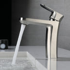 Square 1-Handle Basin Faucet 1 Hole Basin Faucet