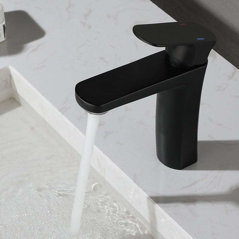 Square 1-Handle Basin Faucet 1 Hole Basin Faucet
