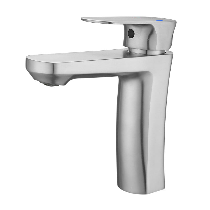 Square 1-Handle Basin Faucet 1 Hole Basin Faucet