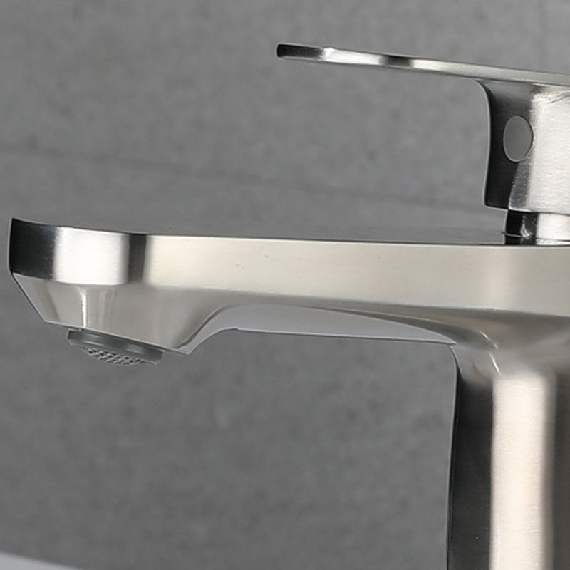 Square 1-Handle Basin Faucet 1 Hole Basin Faucet