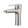 Round Single-Handle Bathroom Faucet Single Hole Sink Faucet in Chrome