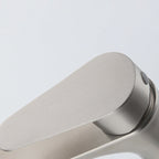 Round Single-Handle Bathroom Faucet Single Hole Sink Faucet in Chrome