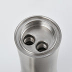 Round Single-Handle Bathroom Faucet Single Hole Sink Faucet in Chrome
