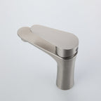 Round Single-Handle Bathroom Faucet Single Hole Sink Faucet in Chrome
