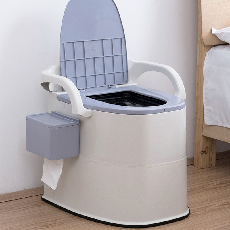 Modern Plastic Wall-mounted Toilet Bowl with Toilet Seat for the Bathroom
