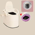 Modern Plastic Wall-mounted Toilet Bowl with Toilet Seat for the Bathroom