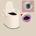 Modern Plastic Wall-mounted Toilet Bowl with Toilet Seat for the Bathroom