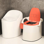 Modern Plastic Wall-mounted Toilet Bowl with Toilet Seat for the Bathroom