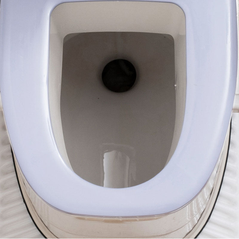 Modern Plastic Wall-mounted Toilet Bowl with Toilet Seat for the Bathroom