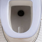 Modern Plastic Wall-mounted Toilet Bowl with Toilet Seat for the Bathroom