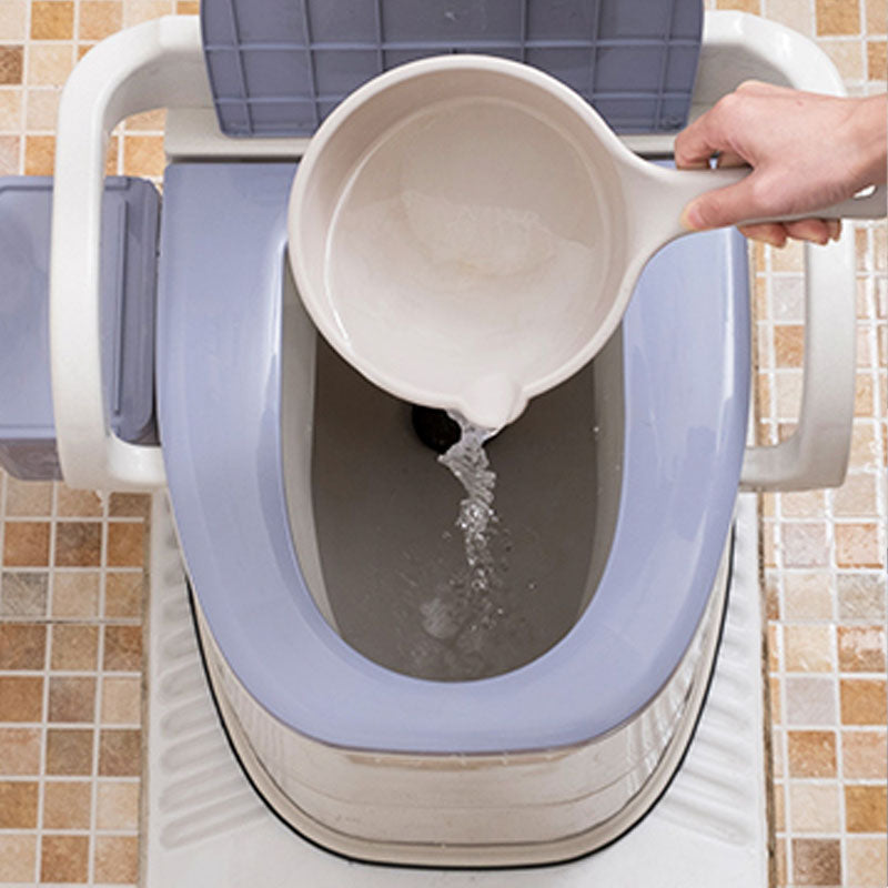 Modern Plastic Wall-mounted Toilet Bowl with Toilet Seat for the Bathroom