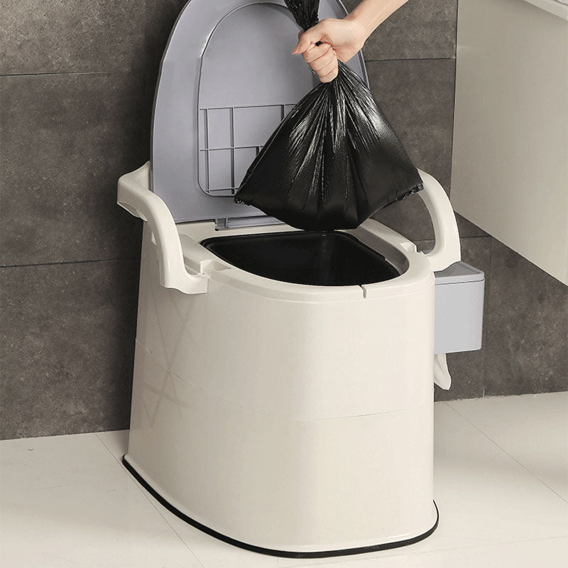 Modern Plastic Wall-mounted Toilet Bowl with Toilet Seat for the Bathroom