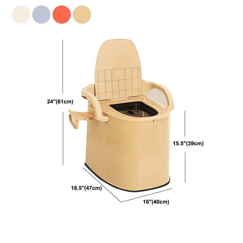 Modern Plastic Wall-mounted Toilet Bowl with Toilet Seat for the Bathroom