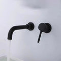 Modern 1- or 2-Handle Bathroom Sink Faucet Round Wall-Mounted Bathroom Faucet.