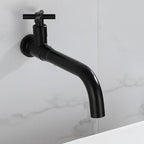 Modern 1-Hand Basin Mixer 1 Hole Wall Mounted Bathroom Faucet