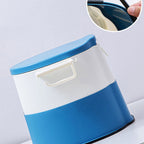 Modern Flush Toilet Plastic Round Floor Mounted Toilet Bowl for Bathroom
