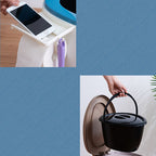 Modern flush toilet plastic round floor-mounted toilet bowl for bathroom