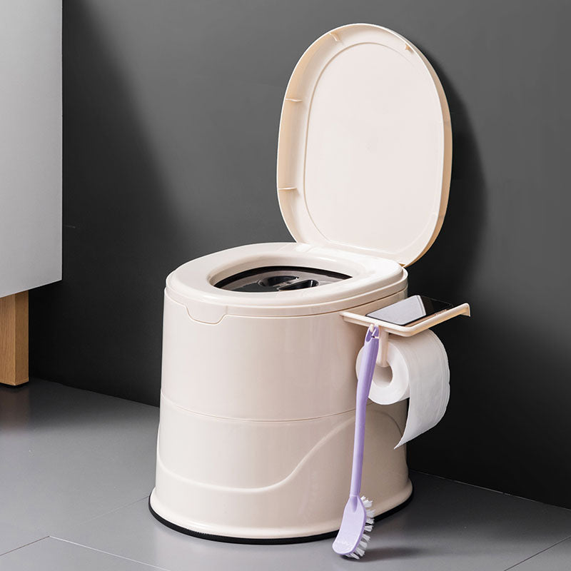 Floor-mounted Plastic WC One-piece WC Modern Toilet Bowl
