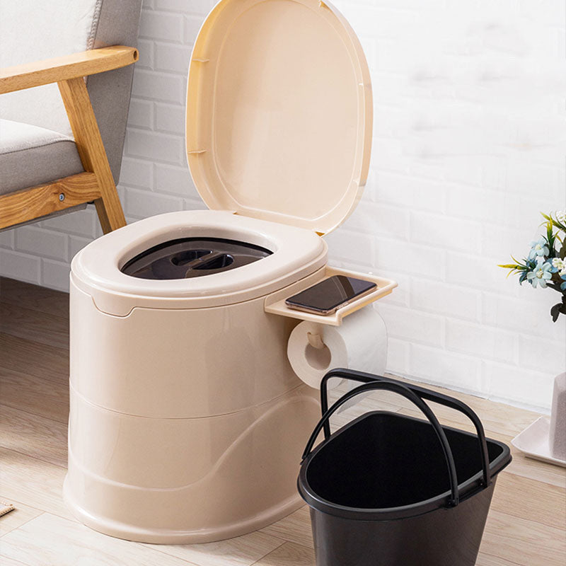 Floor-mounted Plastic WC One-piece WC Modern Toilet Bowl