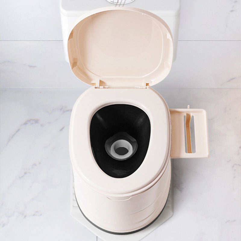 Floor-mounted Plastic WC One-piece WC Modern Toilet Bowl