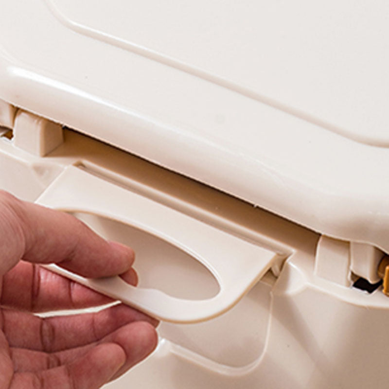 Floor-mounted Plastic WC One-piece WC Modern Toilet Bowl