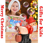 Christmas Bubble Machine | Santa Design | With Light & Music | Funny Christmas Decoration