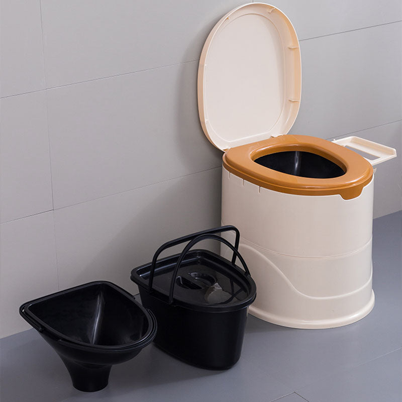 Contemporary Floor-Mounted Toilet Plastic WC for the Bathroom