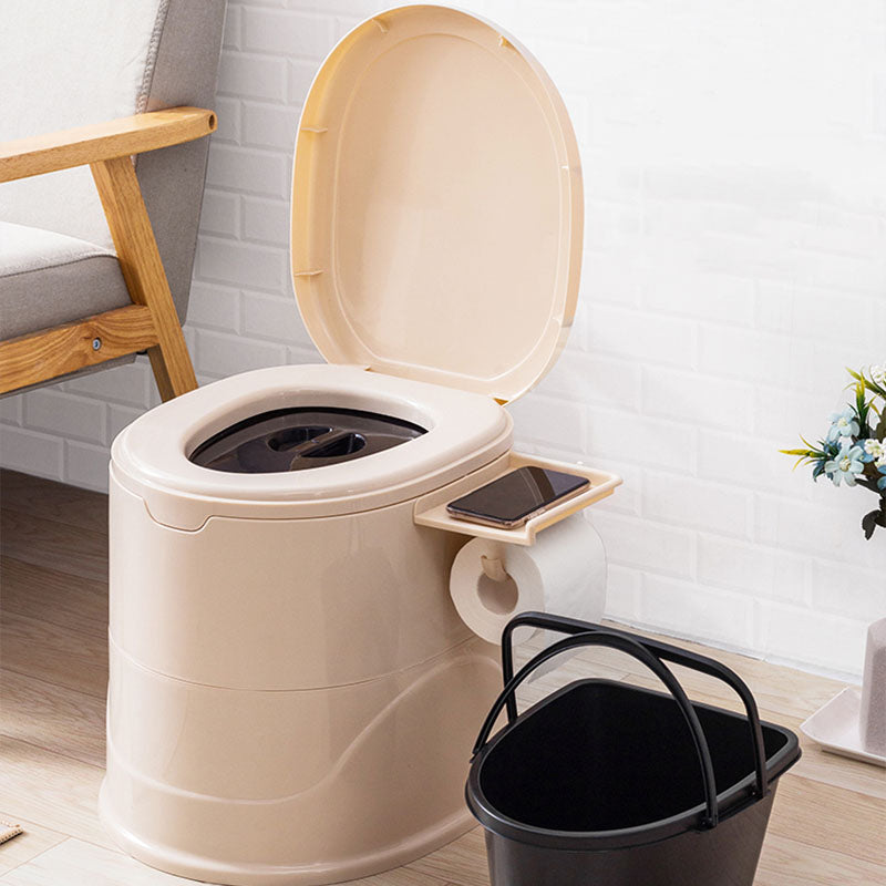 Contemporary Floor-Mounted Toilet Plastic WC for the Bathroom