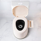 Contemporary Floor-Mounted Toilet Plastic WC for the Bathroom