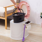 Contemporary Floor-Mounted Toilet Plastic WC for the Bathroom