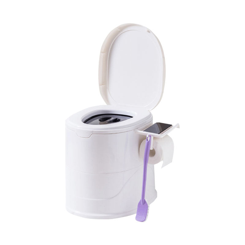 Contemporary Floor-Mounted Toilet Plastic WC for the Bathroom