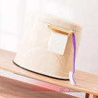 Contemporary Floor-Mounted Toilet Plastic WC for the Bathroom
