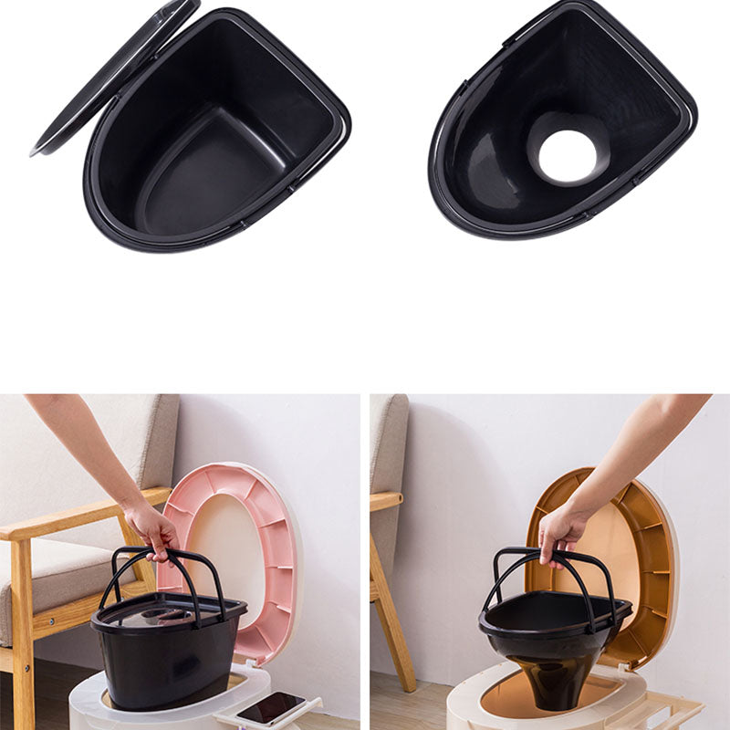 Contemporary Floor-Mounted Toilet Plastic WC for the Bathroom