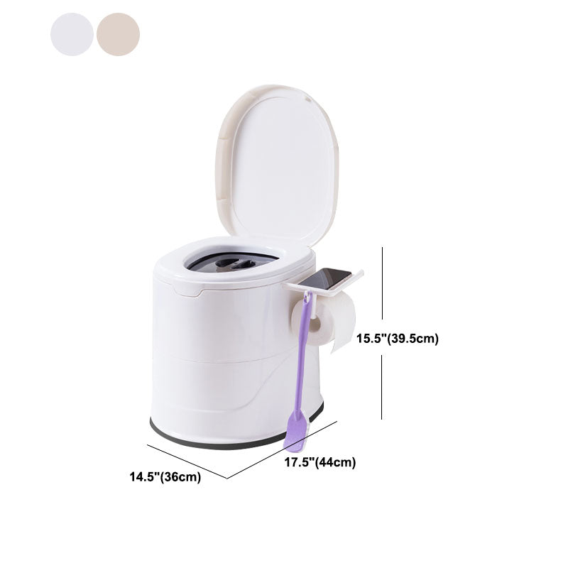 Contemporary Floor-Mounted Toilet Plastic WC for the Bathroom