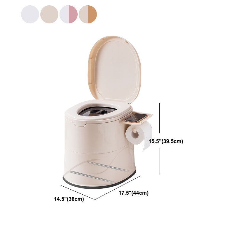 Contemporary Floor-Mounted Toilet Plastic WC for the Bathroom