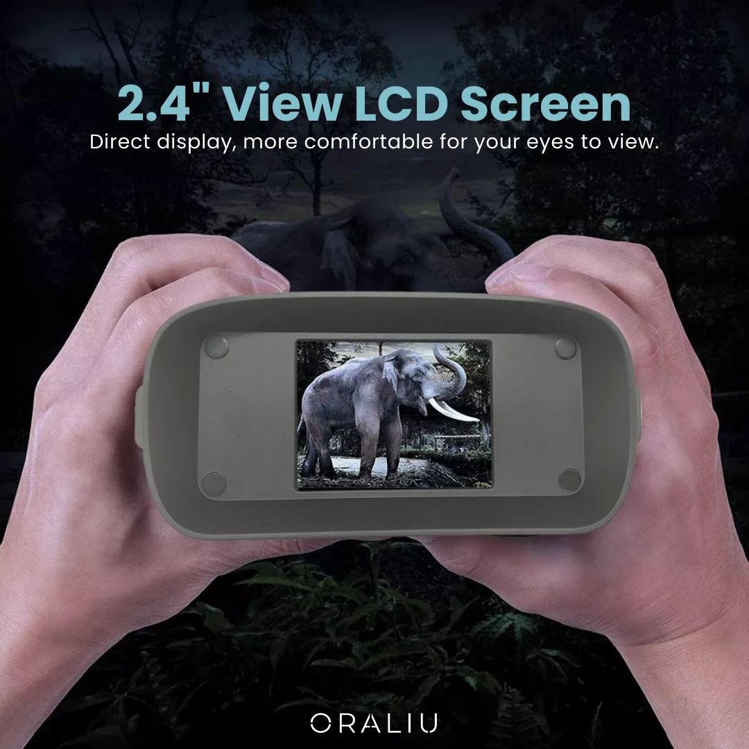 Digital Night Vision Binoculars – 5x Zoom, Infrared, HD Quality