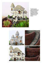 Succulent decorative flower pot for mini garden – Bonsai planting pot for micro landscape and garden