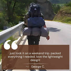 60L Waterproof Hiking Backpack | Lightweight, Ergonomic Design & Smart Storage for Day Hikes and Expeditions