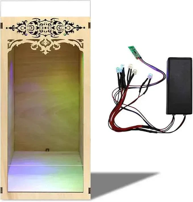 Blank Diorama Kit with LED Light and Dust Cover