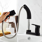 Low arc basin mixer with 1 handle for basins with overflow