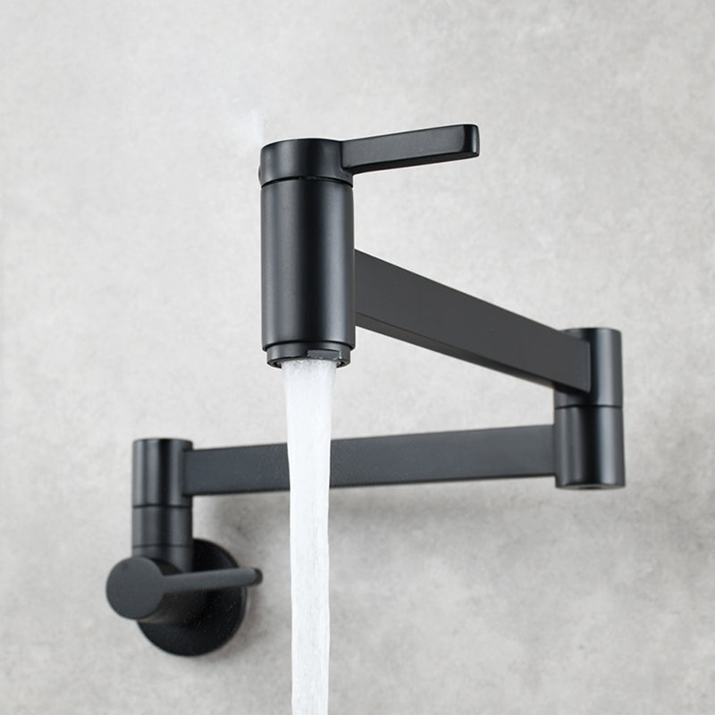 1-handle brushed nickel widespread faucet 1 hole wall-mounted bathroom faucet with brass