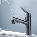 Modern Basin Faucet Solid Copper Centered Sink Faucet for Bathroom