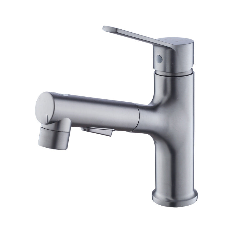 Modern Basin Faucet Solid Copper Centered Sink Faucet for Bathroom