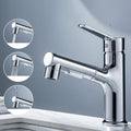 Modern Basin Faucet Solid Copper Centered Sink Faucet for Bathroom
