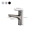 Modern Style Sink Faucet Single Handle Low Arc Pull Out Copper Sink Faucet